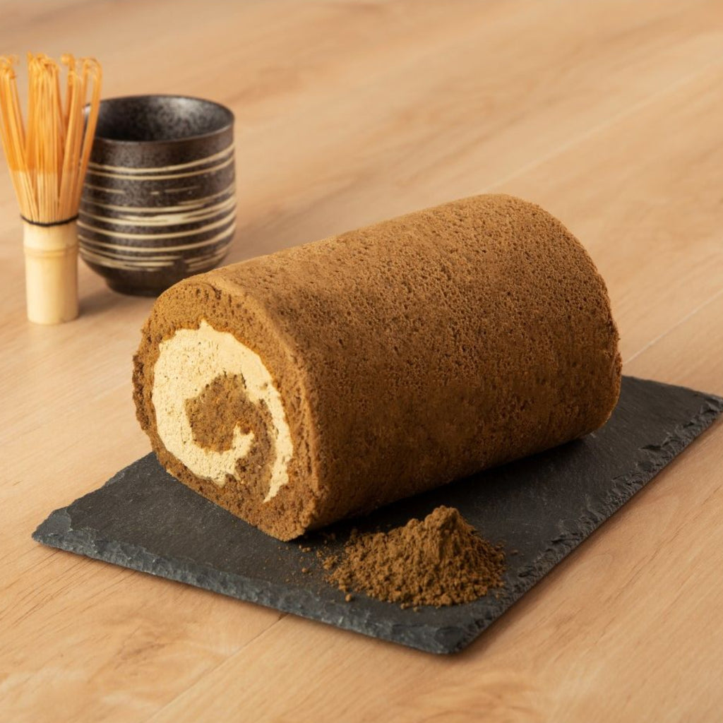 sweets house Cha Cha-Uji Hojicha Roll Cake  (1pc)