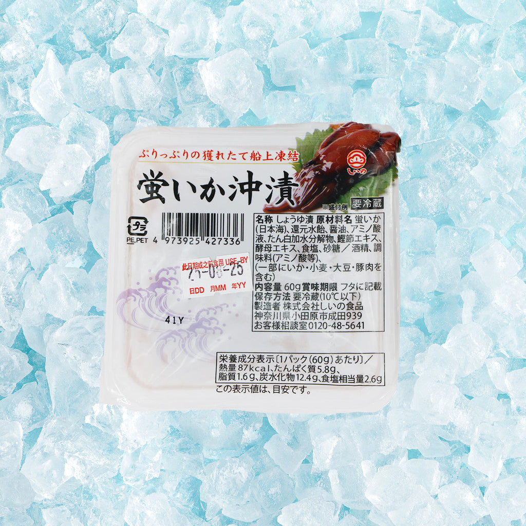 SHIINO Japan Kanagawa Pickled Hotaru Squid in Soy Sauce  (60g)