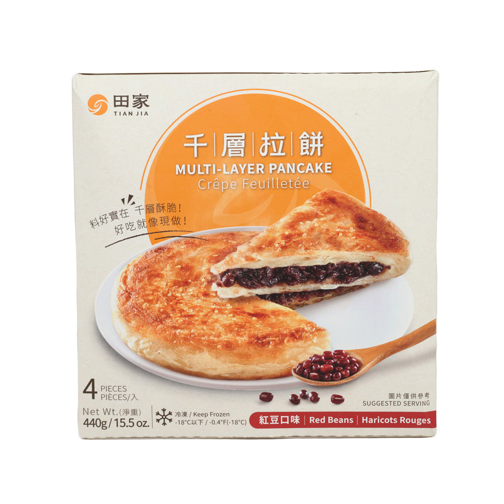 田家 千層紅豆拉餅  (440g)