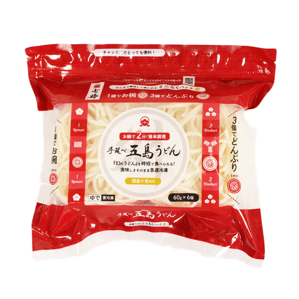 MARUMASU Hand Stretched Mini Goto Udon  (6 x 60g)
