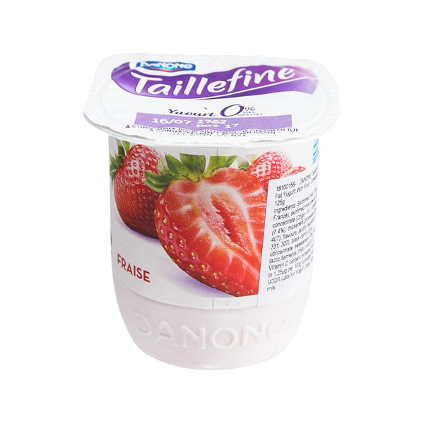 達能 Taillefine 0% 脫脂水果優格 - 草莓（125g）