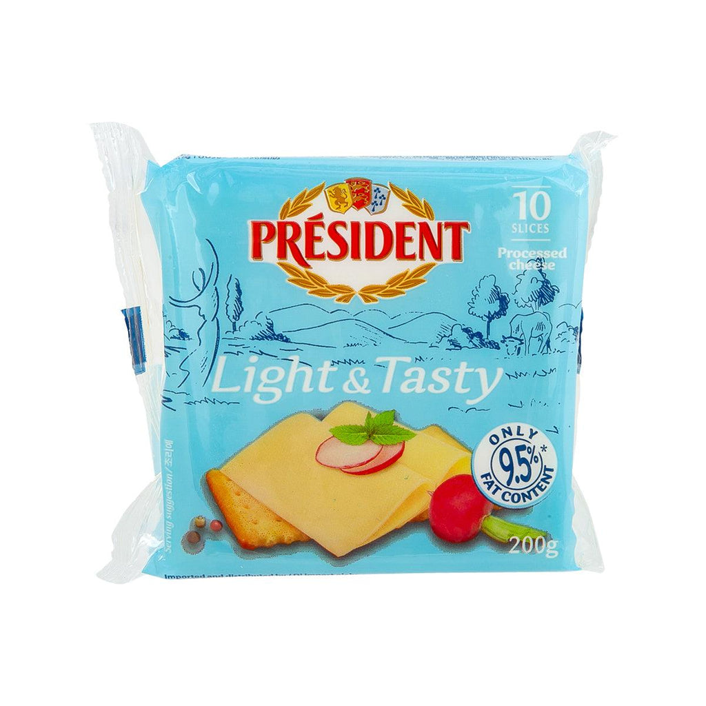 PRESIDENT 輕怡芝士片  (200g)