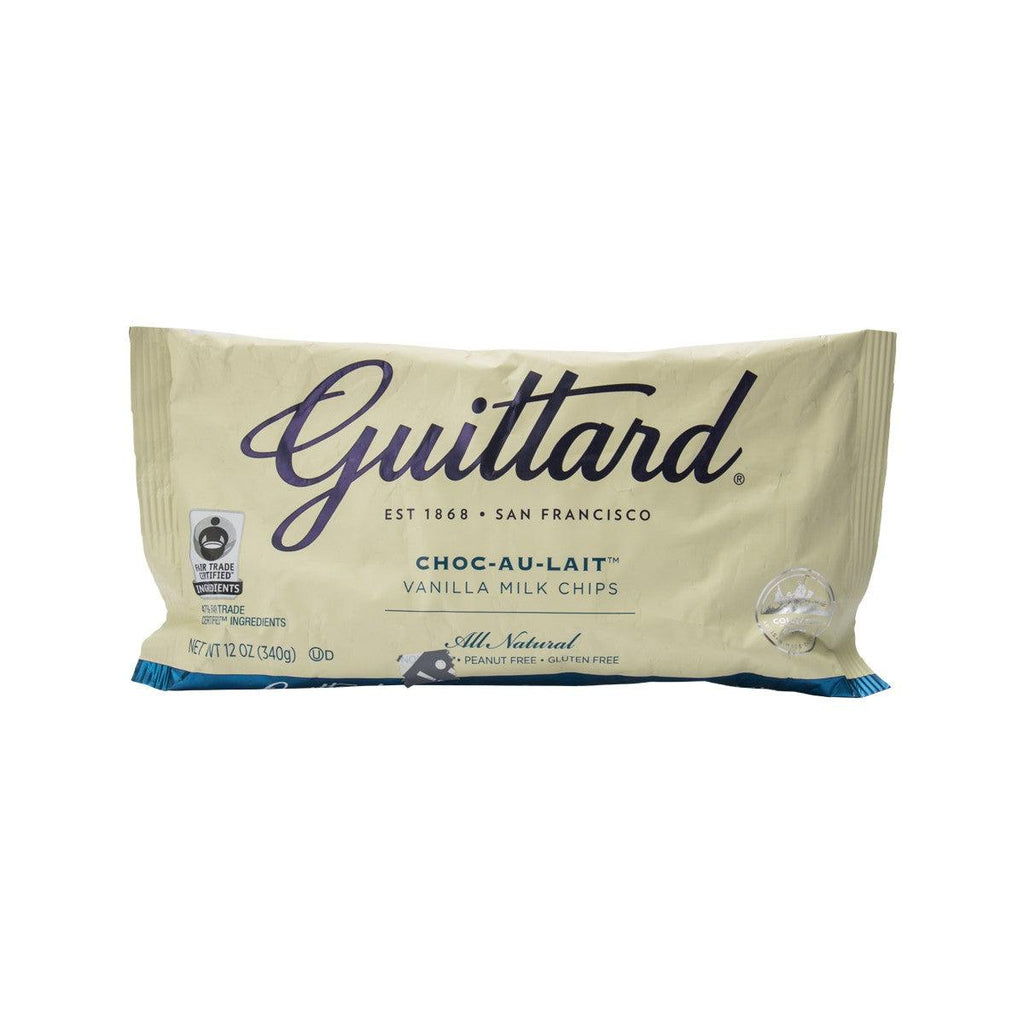 Guittad 香草牛奶白巧克力片(340g)