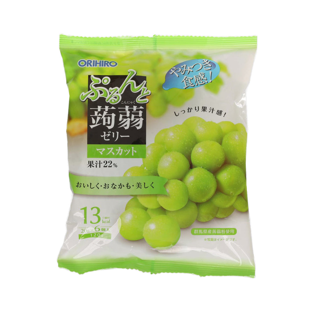 Orihiro 蒟蒻果凍 - 麝香 (6 x 20g)