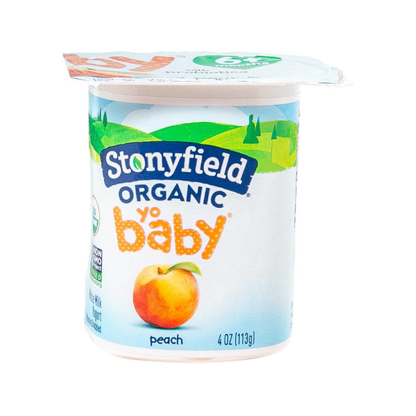 Stonyfield Yobaby 有機全脂優格 - 桃子（113g）