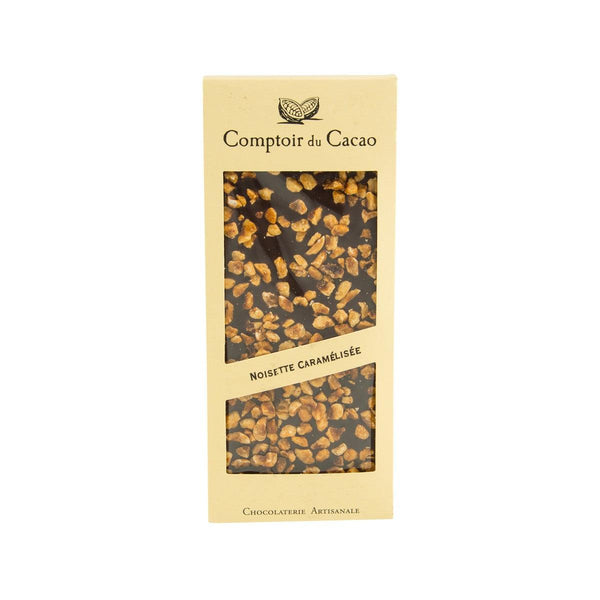 COMPTOIR DU CACAO 焦糖榛子黑朱古力  (90g)