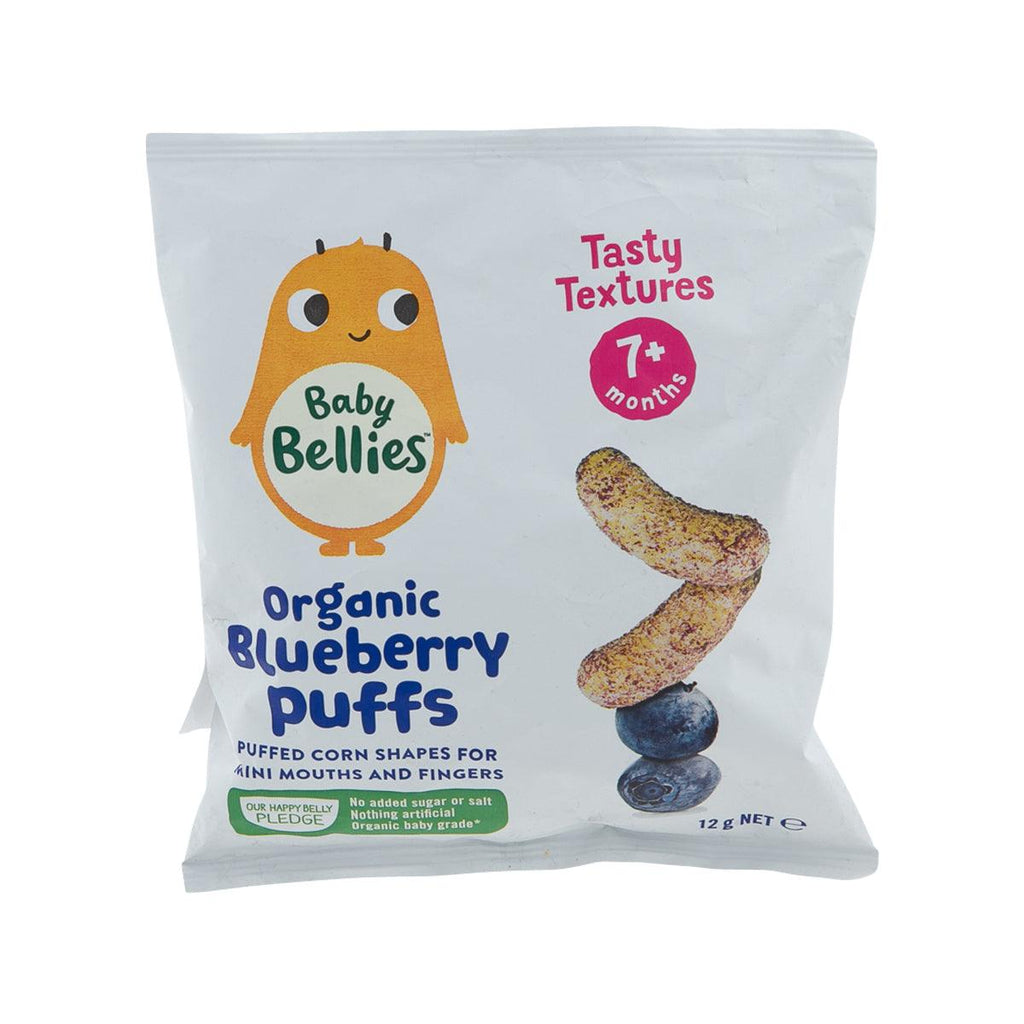 LITTLE BELLIES Organic Blueberry Puffs  (12g)