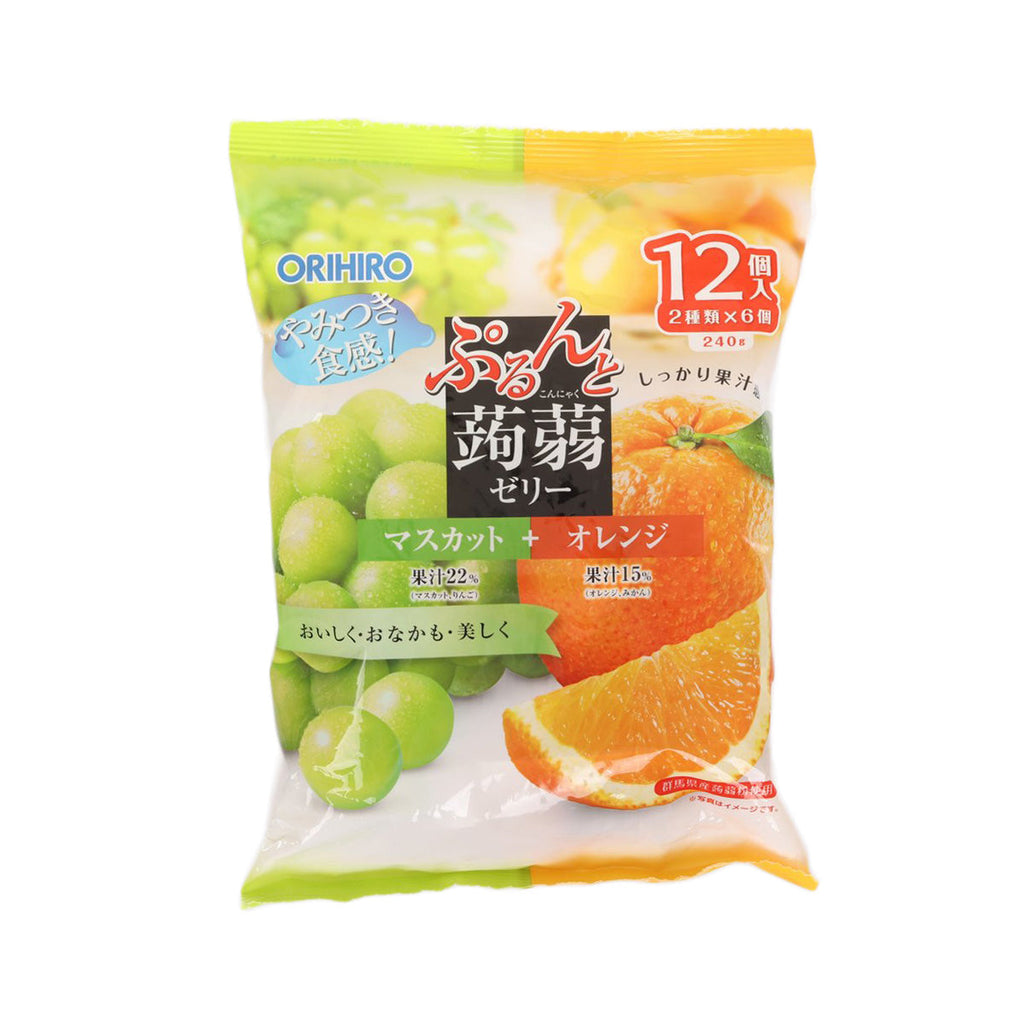 蒟蒻果凍麝香葡萄和柳橙（240g）