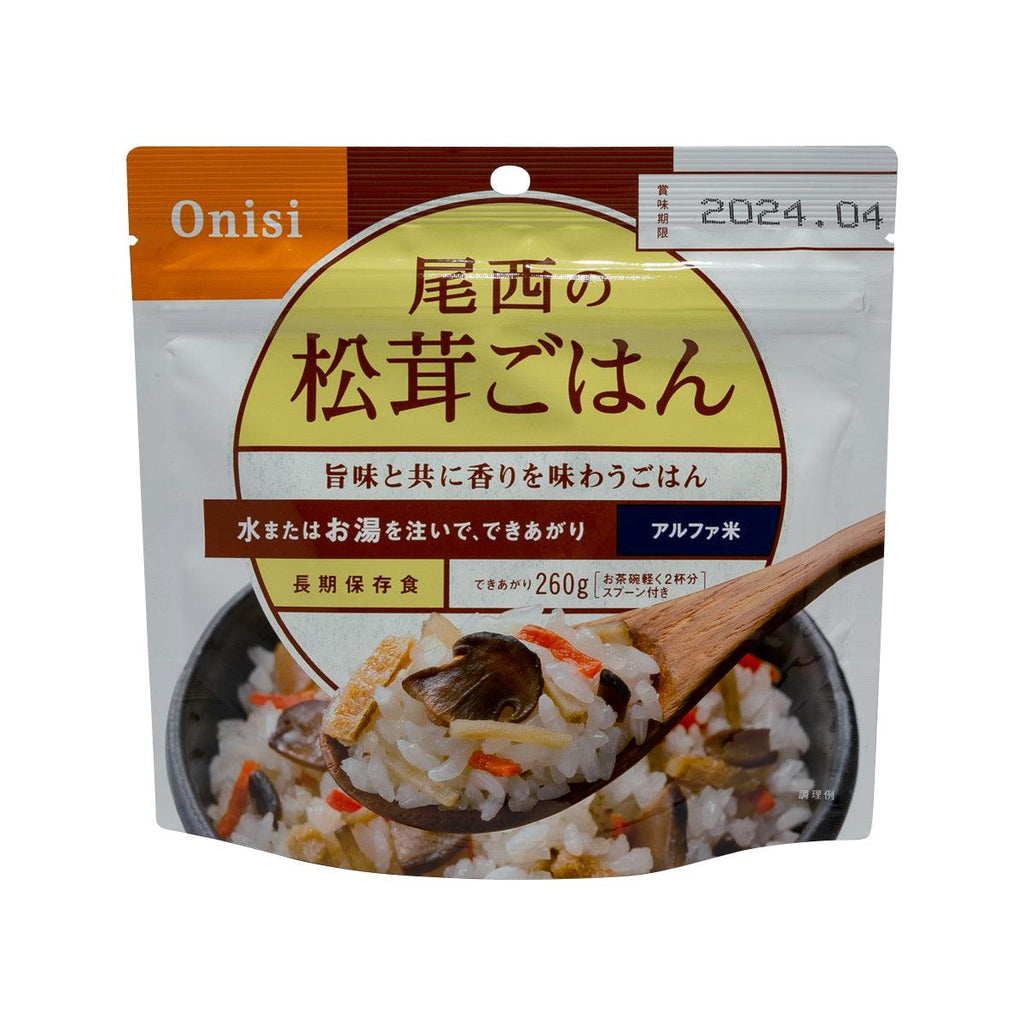 ONISIFOODS 即食阿爾法米 - 松茸 (100g)