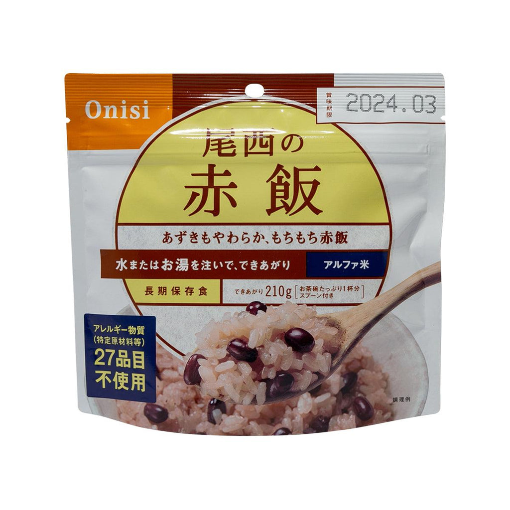 ONISIFOODS 即食阿爾法米 - 紅豆 (100g)
