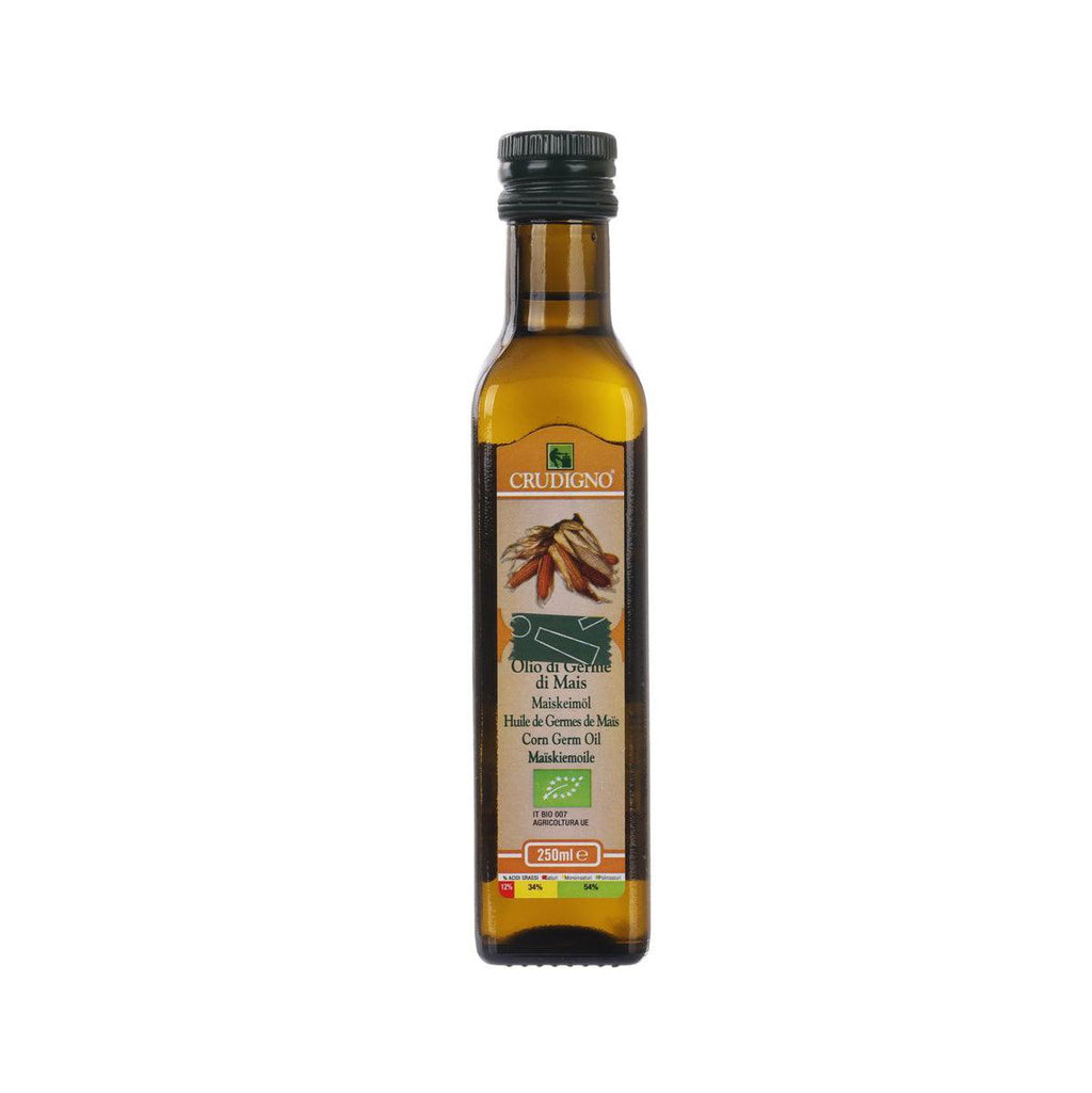CRUDIGNO Organic Corn Germ Oil, 250mL – Italian Origin
