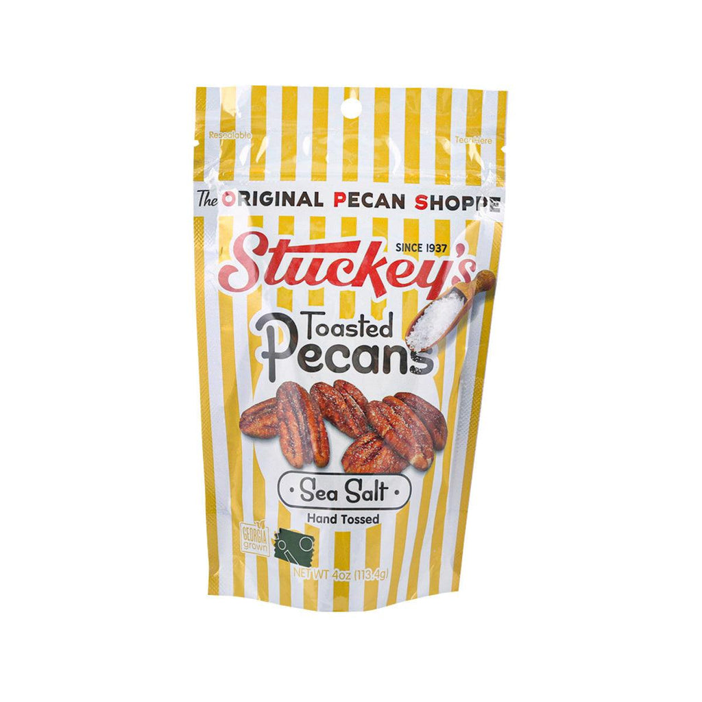 STUCKEYS Sea Salt Toasted Pecans, 113.4g – Gourmet Snack