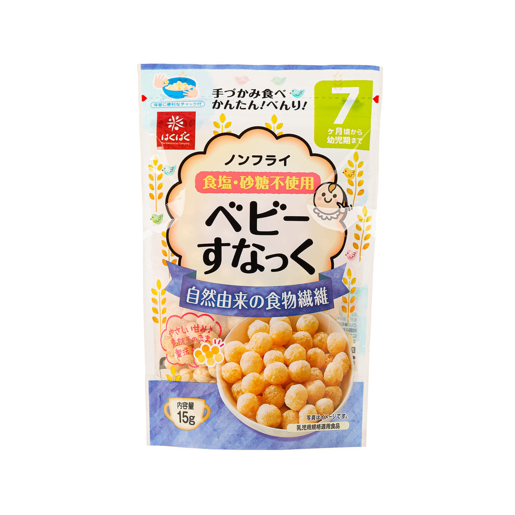 HAKUBAKU Baby Snack - Corn Puffs  (15g)