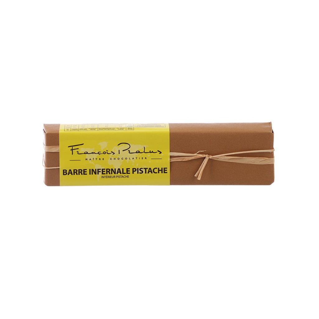 PRALUS Pistachio Infernal Chocolate Bar  (160g)
