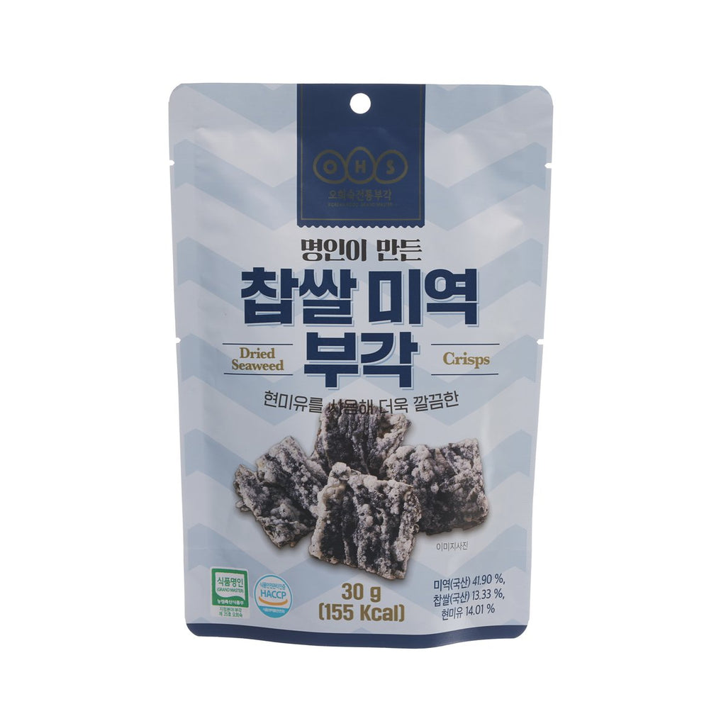 OHS 糯米脆紫菜  (30g)