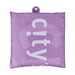 CITYSUPER Small Environmental Pocketable Bag CS Logo Purple