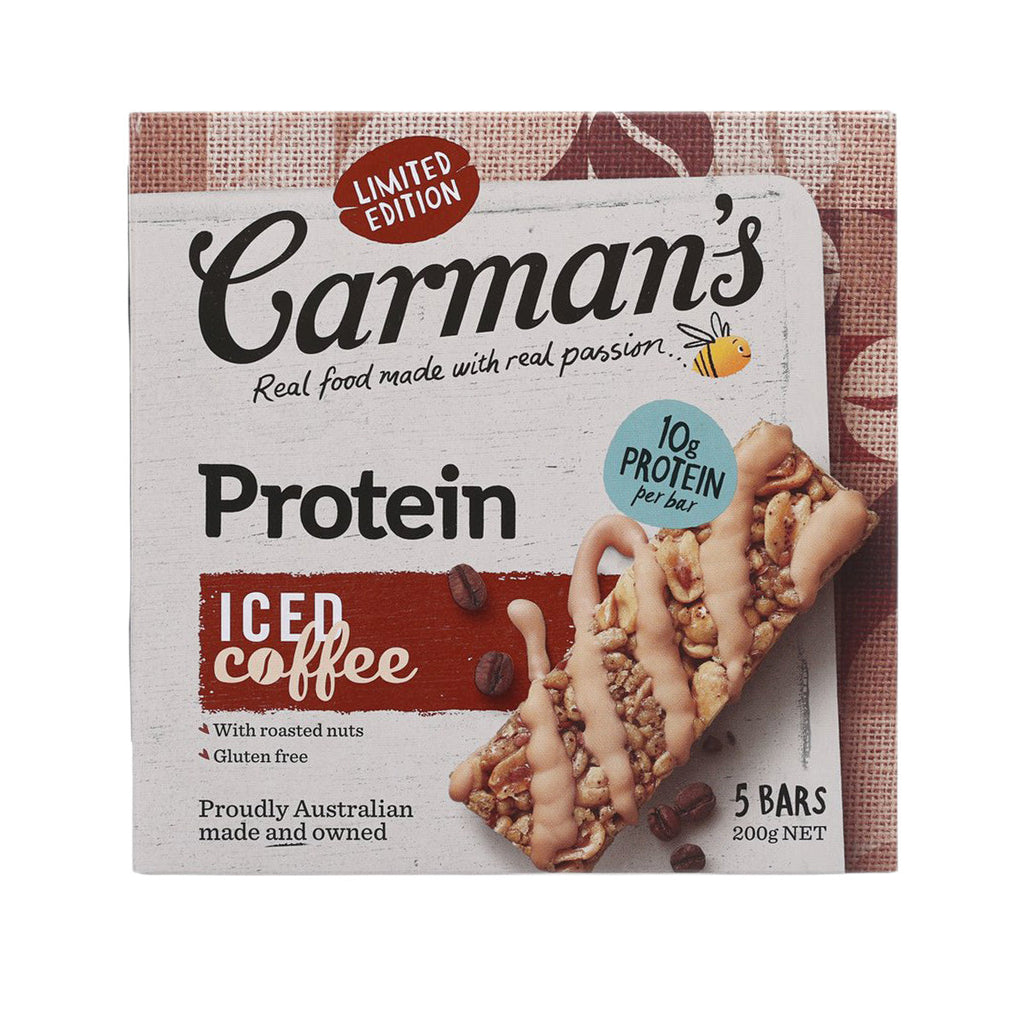 CARMAN'S 冰咖啡味蛋白質棒  (200g)