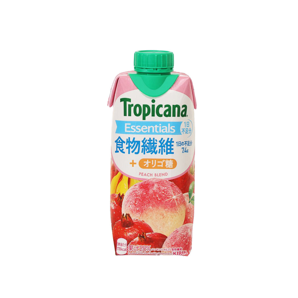純品樂 膳食纖維+寡糖蜜桃混合果汁飲品 [紙包]  (330mL)
