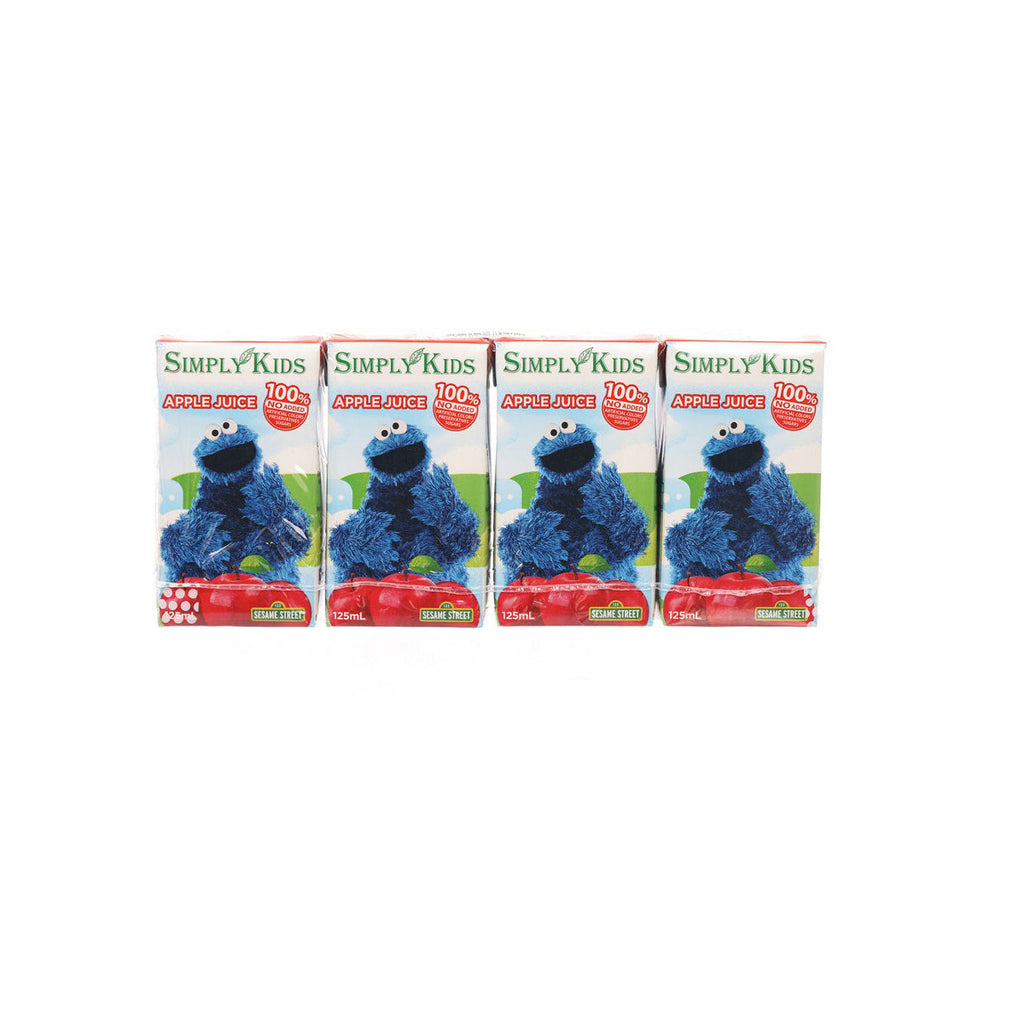 SIMPLY KIDS 100% Apple Juice  (4 x 125mL)