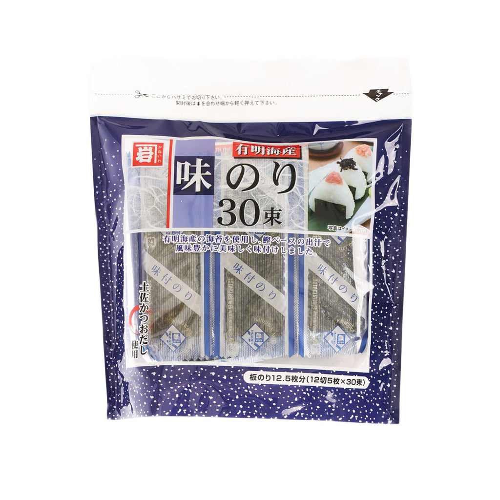 KANEIWA Seasoned Dried Nori Seaweed  (30packs)