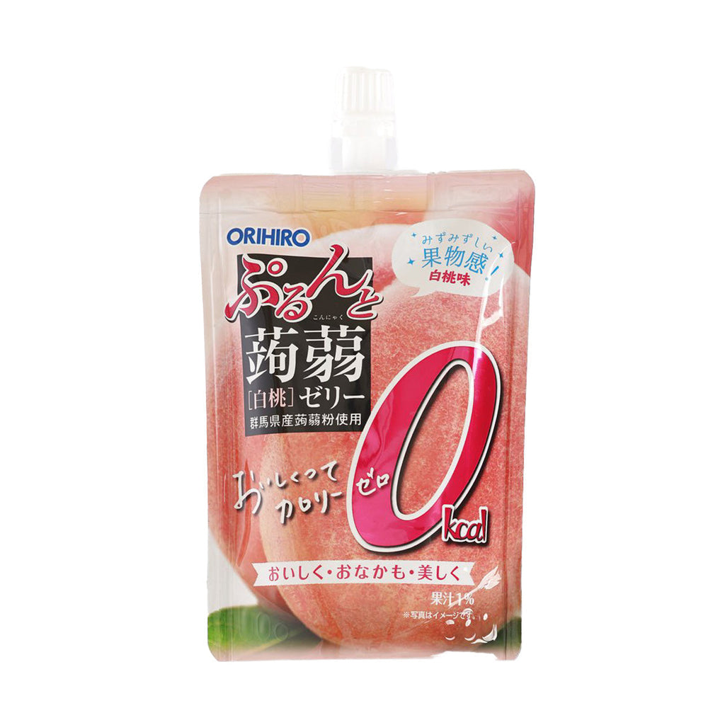ORIHIRO 零卡路里蒟蒻飲料 - 白桃味  (130g)