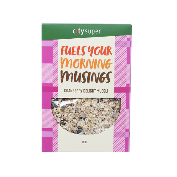 HK$50 for 2 - CITYSUPER Cranberry Delight Muesli  (330g)