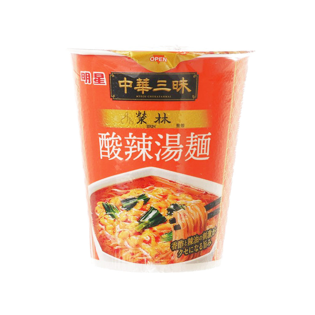 MYOJO Chukazanmai Eirin Cup Noodle - Spicy and Sour Soup Flavor  (64g)