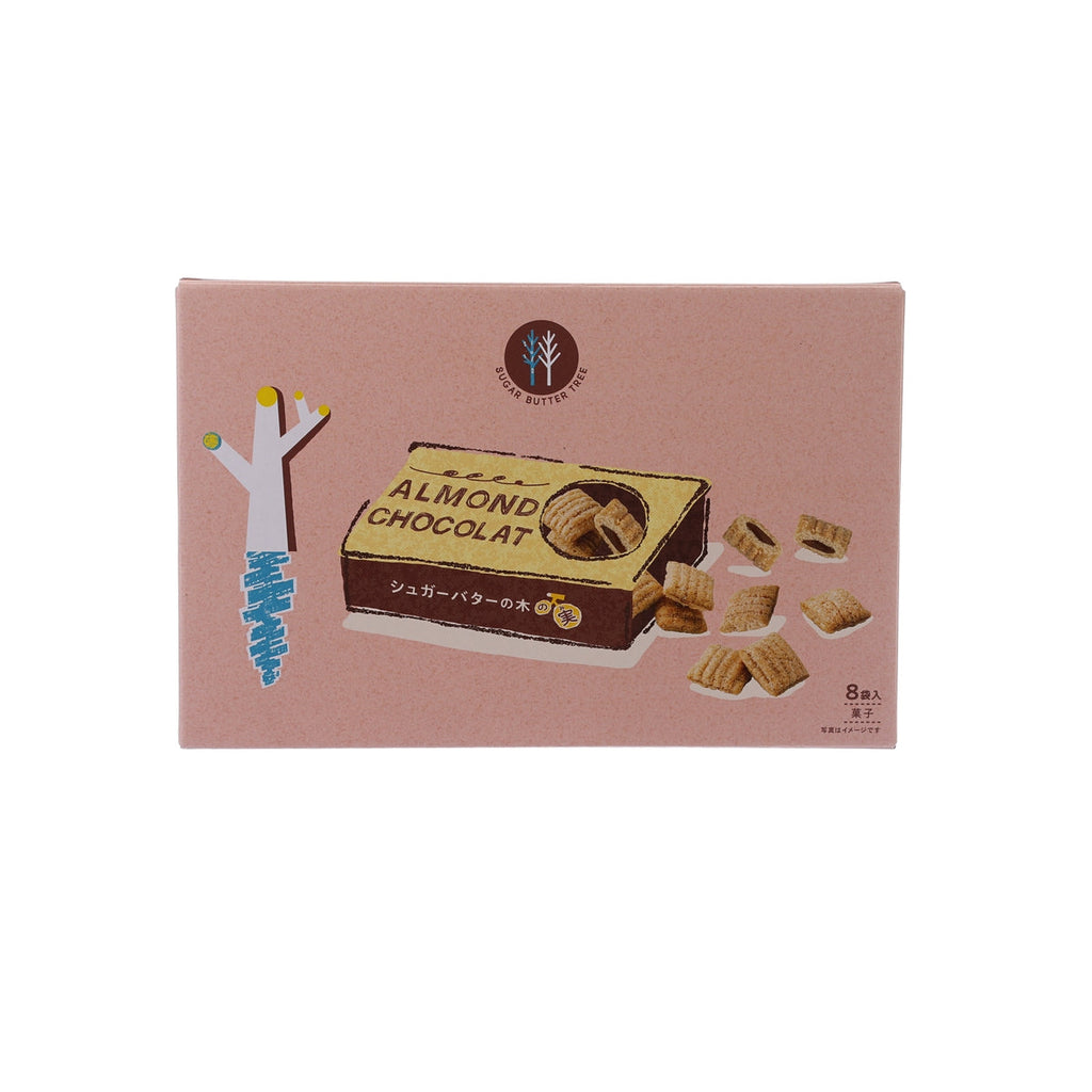 GRAPESTONE Sugar Butter Tree Almond Chocolate Biscuits  (8 x 25g)