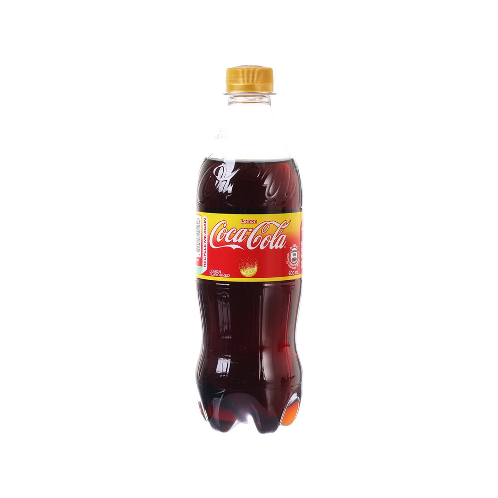 可口可樂 檸檬味可口可樂 [膠樽裝]  (500mL)