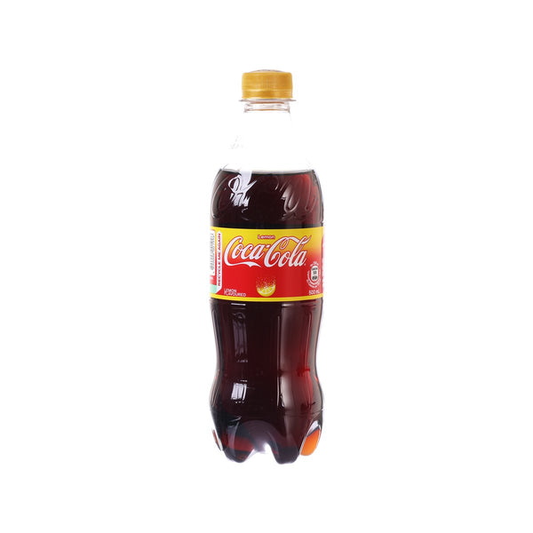 可口可樂 檸檬味可口可樂 [膠樽裝]  (500mL)
