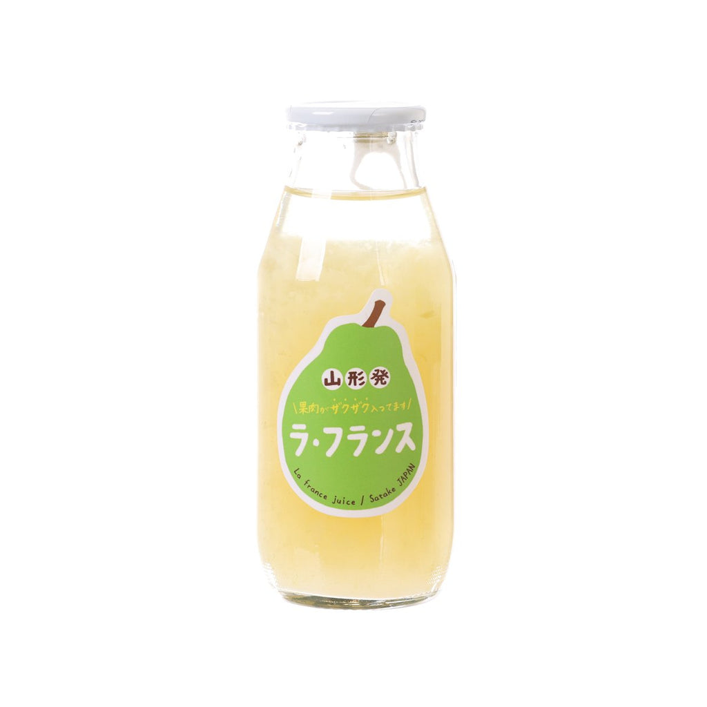 佐竹物產 粒粒果肉梨汁 [玻璃樽裝]  (180mL)