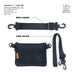 MATCHWOOD Packflip Sling Tote - Black