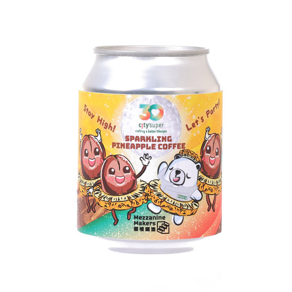 CITY'SUPER X MEZZANINE MAKERS Sparkling Pineapple Coffee - city'super 30th Anniversary [Can]  (250mL)