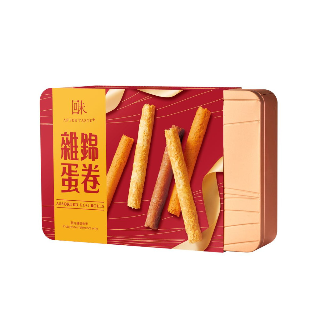 AFTER TASTE Assorted Egg Rolls Gift Box  (520g)