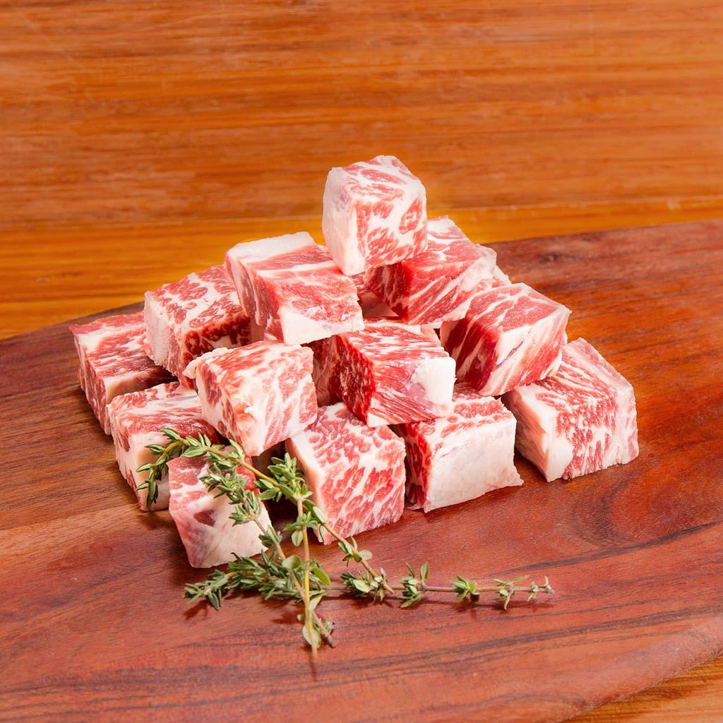 CERTIFIED ANGUS BEEF ® USA CAB Prime Angus Beef Short Rib Boneless Cube [Previously Frozen]  (200g)