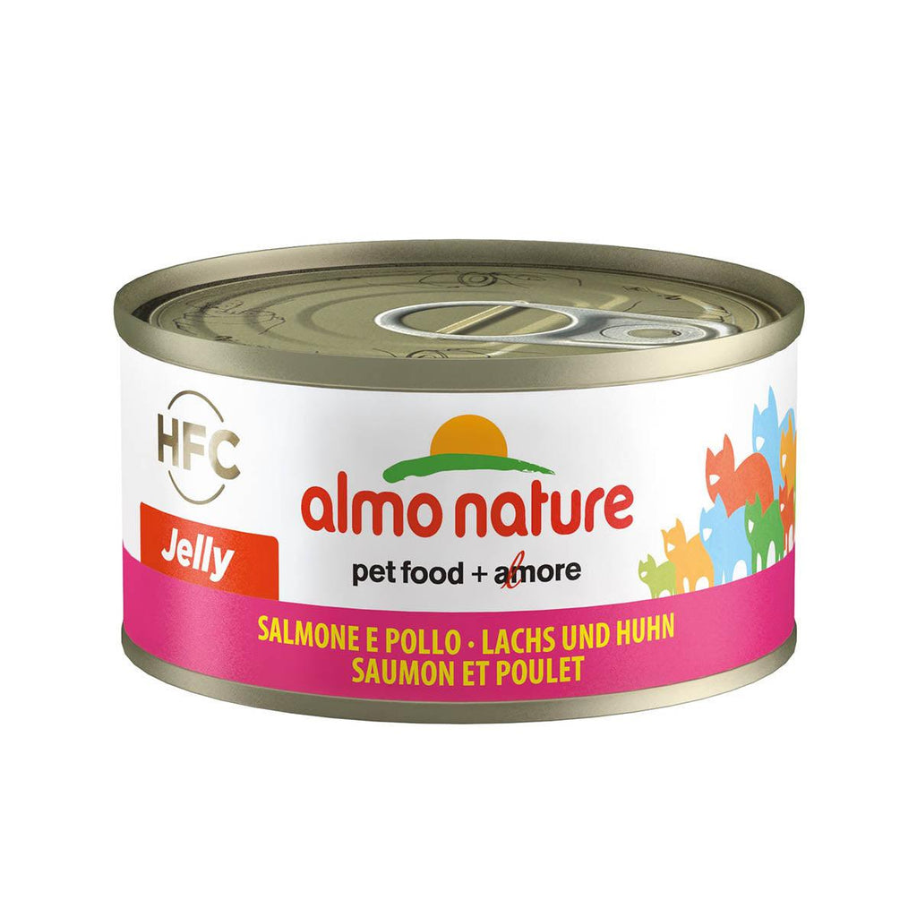 Almo Nature (9030) 貓 70g 鮭魚和雞肉