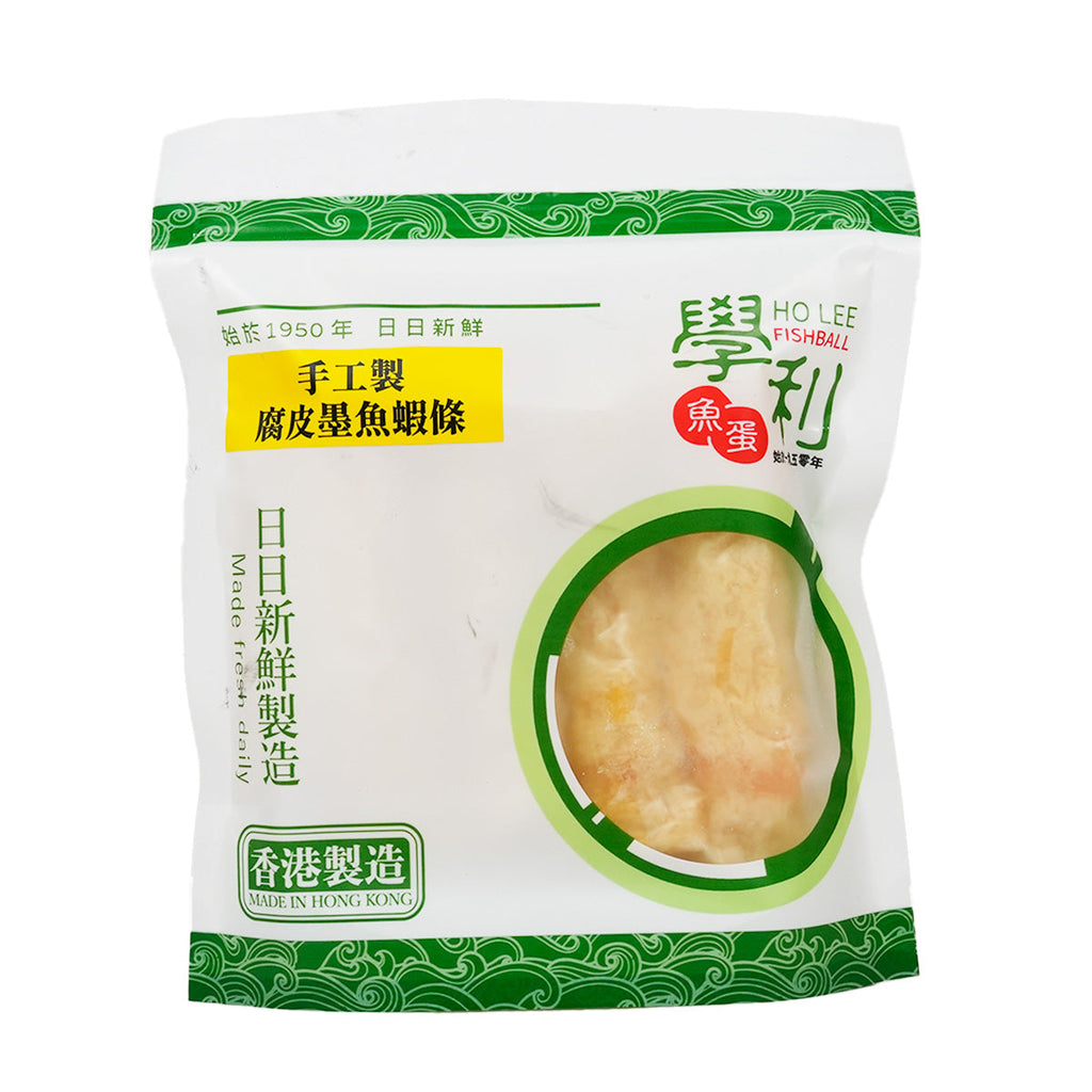 HOLEEFISHBALL 手工製腐皮墨魚蝦條  (160g)