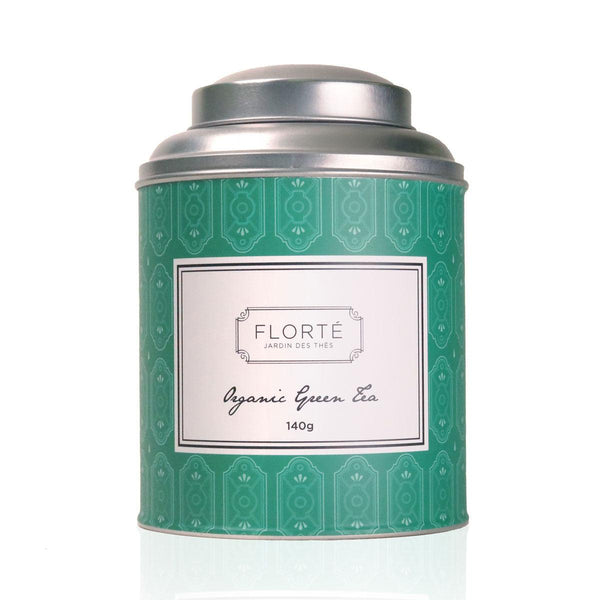 FLORTE 罐裝有機綠茶  (140g)