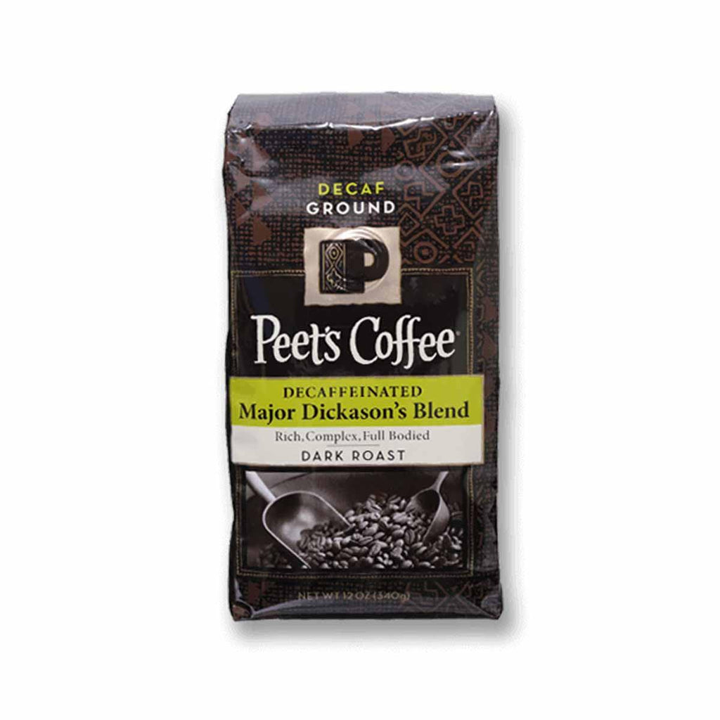 Peet's 新鮮烘焙咖啡粉 - 無咖啡因 Major Dickason's（340 克）